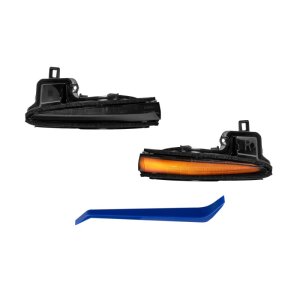 Toyota Tacoma Mirror Lights - FORM Lighting - Sequential Turn Signal, Smoked Lens - 2016